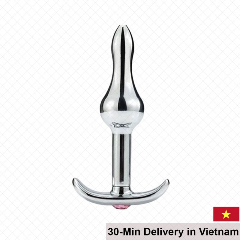 Anal Plug Stainless Steel Spiral Heated Cooling 10cm 