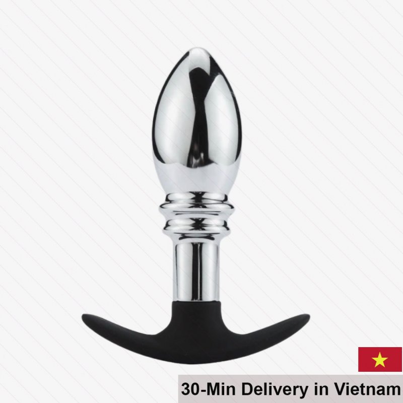 Twisted Stainless Steel Anal Plug 07 Comfortable Safe 