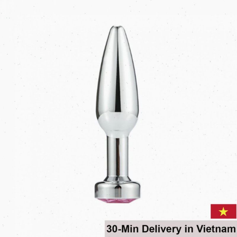 Anal Stainless Steel Plug Droplet Shape Safe Pleasure 16cm 