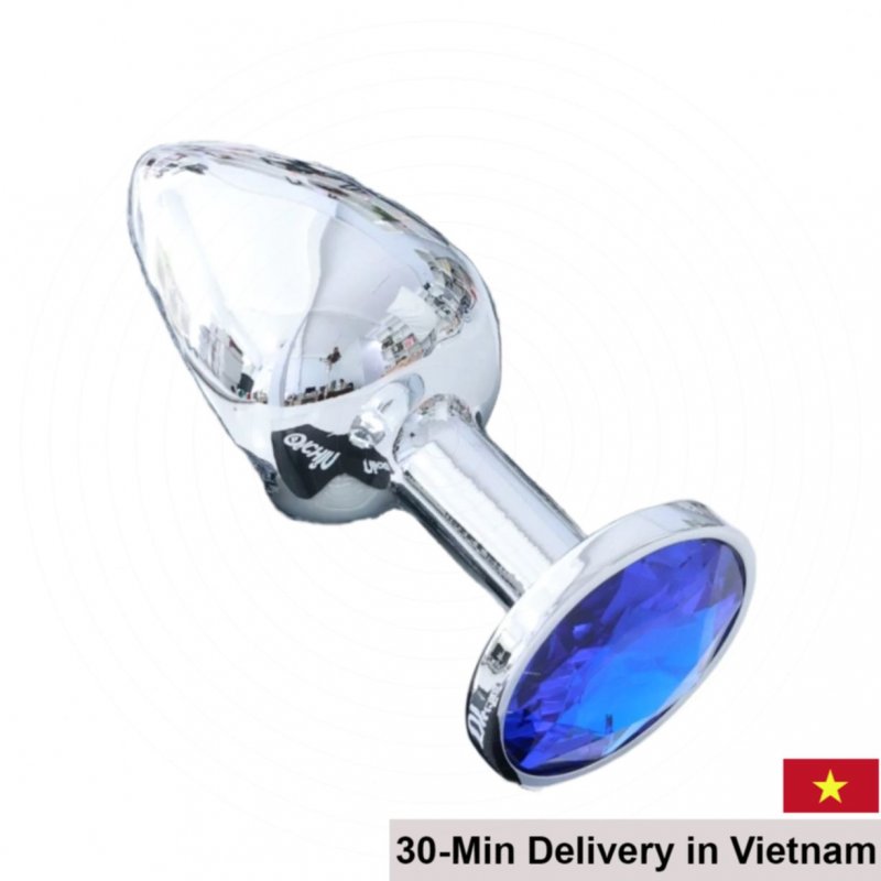 Lovetoy Colorful Alloy Anal Plug Multicolor Glitter Glow 