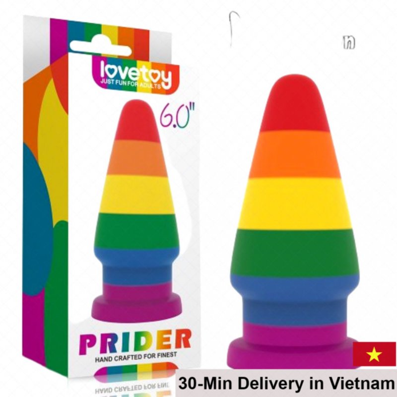 Lovetoy Prider 6.0 Multicolor Anal Plug High Sensation 