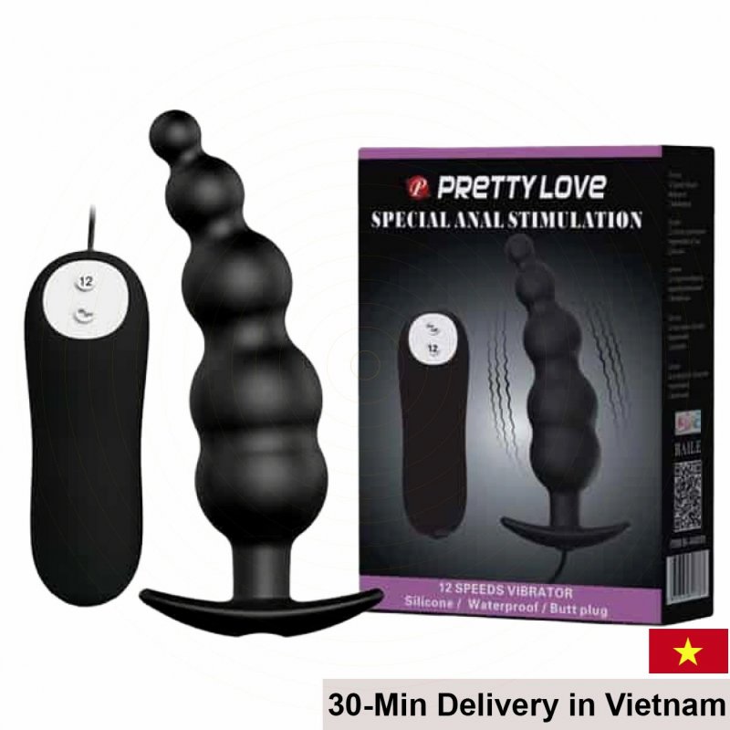 Pretty Love Anal Egg 12 Modes Waterproof Silent Vibrator 