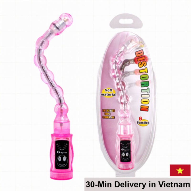 Baile Distortion 6-Mode Anal Vibrator Powerful Gentle Squeeze Toy 