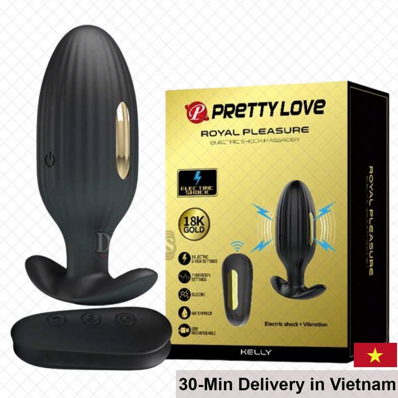 Pretty Love Kelly Anal Egg 7 Modes Remote Electric Stimulator 