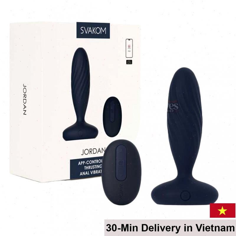 Svakom Jordan Rechargeable Remote Control Vibrating Masturbator 