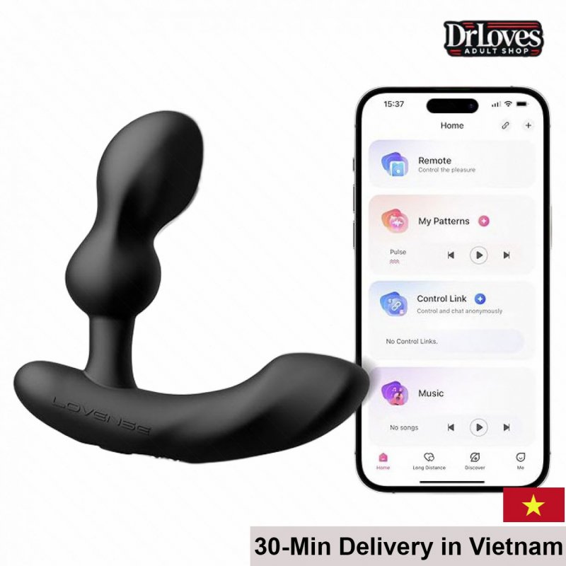 Lovense Edge 2 Waterproof Prostate Massager Silent Powerful 