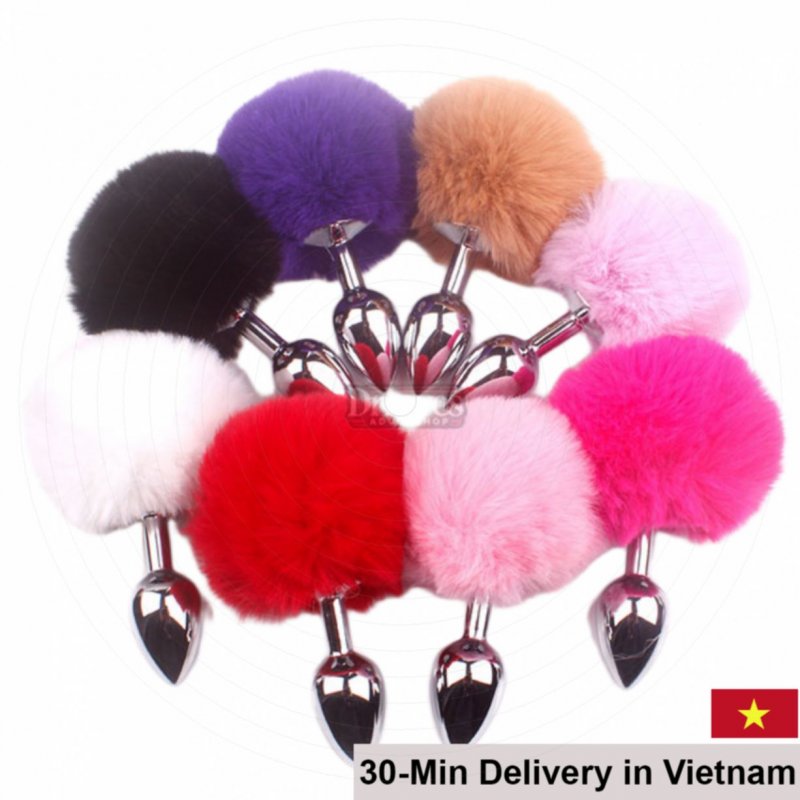 Japanese Rabbit Tail Anal Plug for Cosplay and Pleasure 