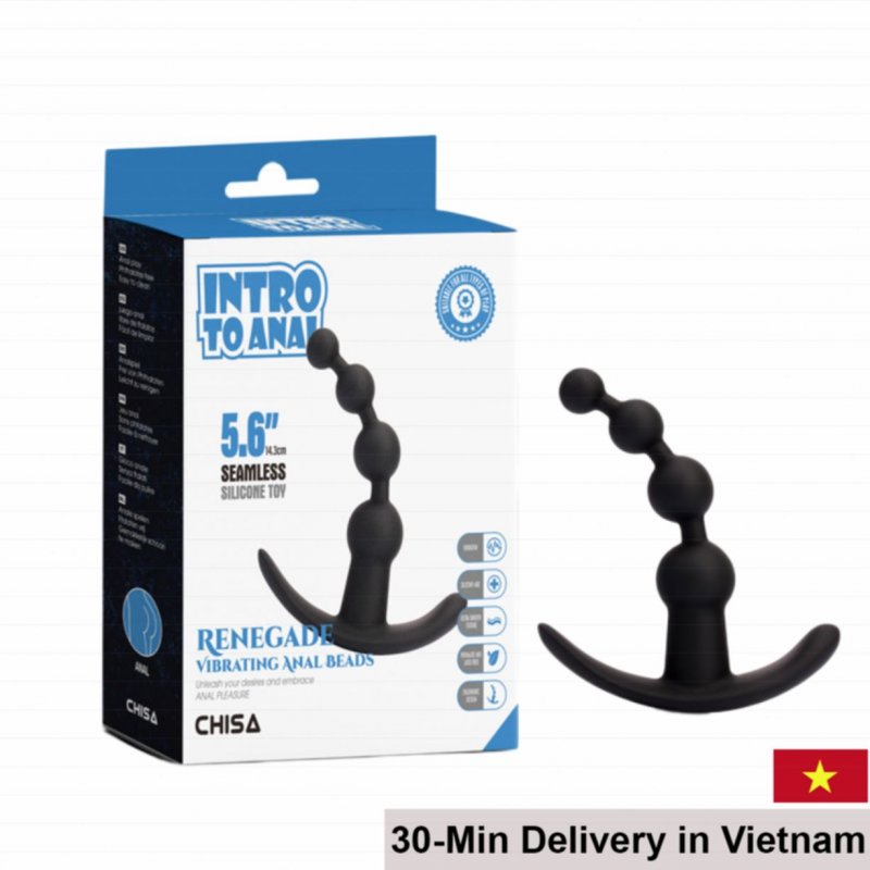 Chisa Renegade 10 Mode Waterproof Anal Beads Vibrator 