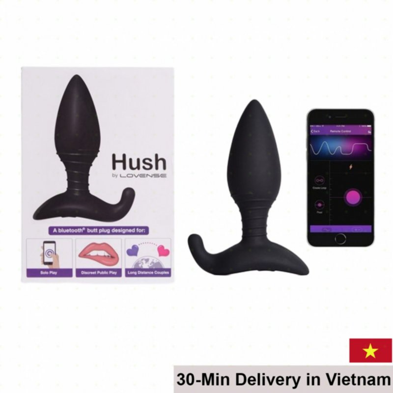 Lovense Hush Premium Remote Control Anal Toy Silicone 