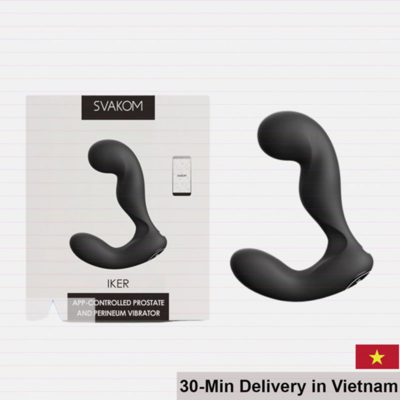 Svakom Iker Remote Controlled Smartphone Anal Vibrator 