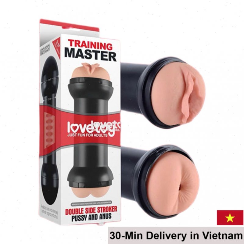 Lovetoy Training Master Double-Ended Silicone Masturbator Toy 