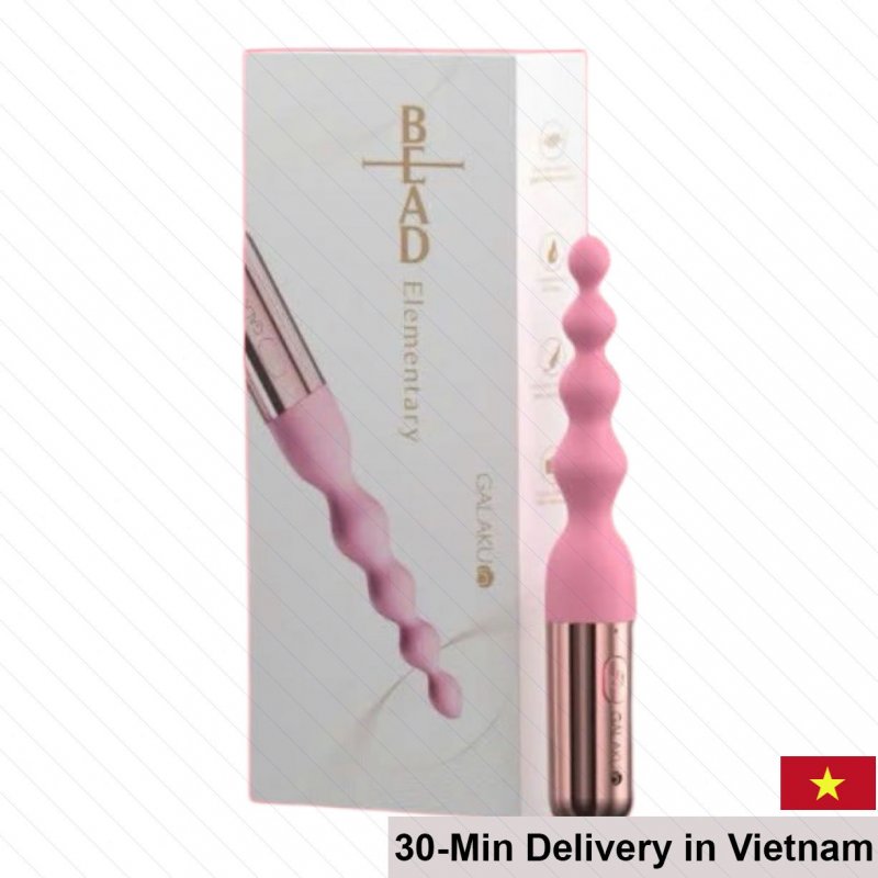 Galaku Beaded Anal Massage Plug 10 Vibration Modes Waterproof 
