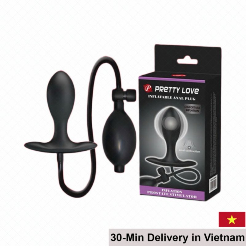 Pretty Love Inflatable Medical Silicon Anal Plug 