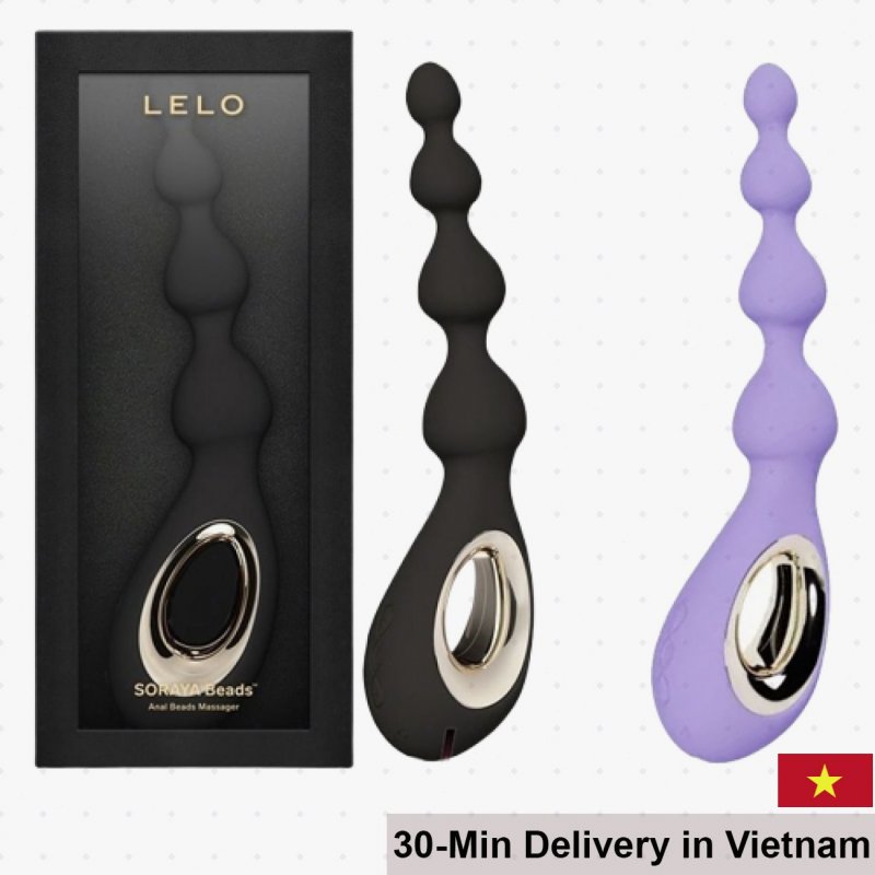 Lelo Soraya Beads Premium Anal Vibrator 8-Mode Waterproof 