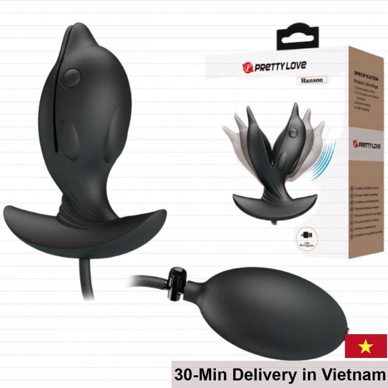 Inflatable Anal Stretch Trainer with Vibration 