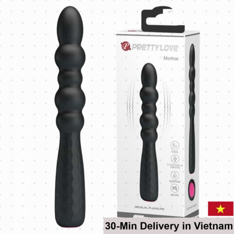 Prettylove Monroe Anal & Vaginal 12 Speed Flexible Vibrator 