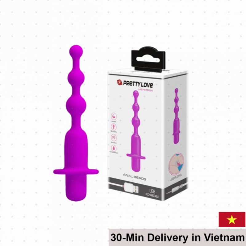 Prettylove Hermosa 12-Speed Rechargeable Anal Vibrator 