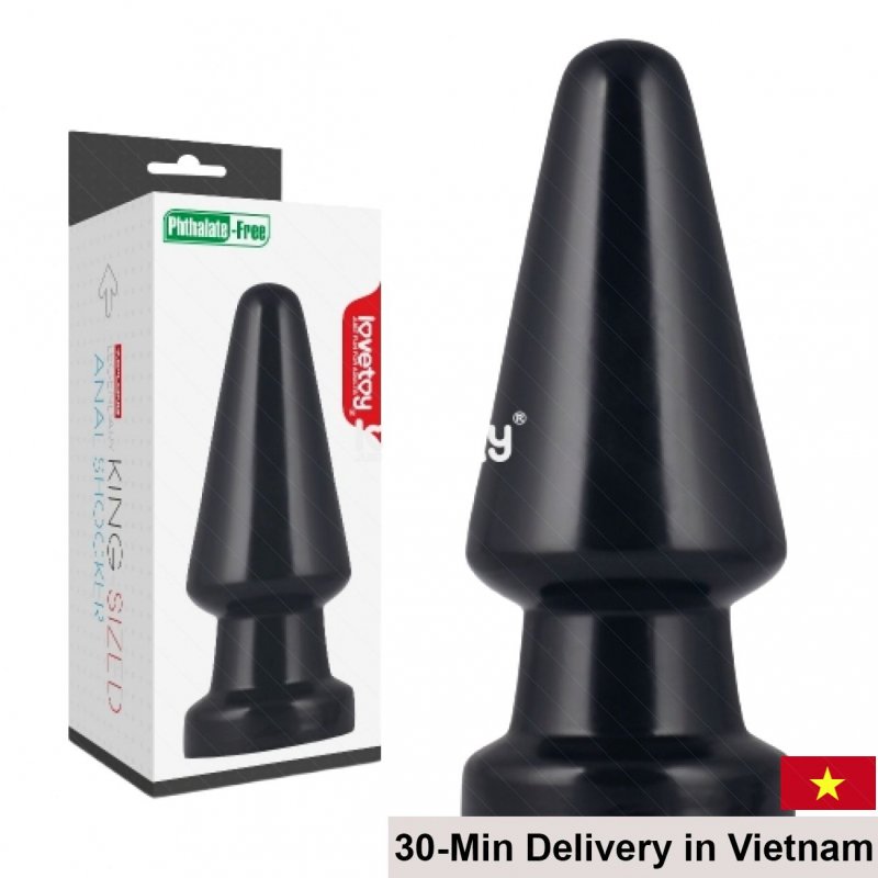 Lovetoy USA Giant 7in Silicone Anal Plug Large Size Pleasure 