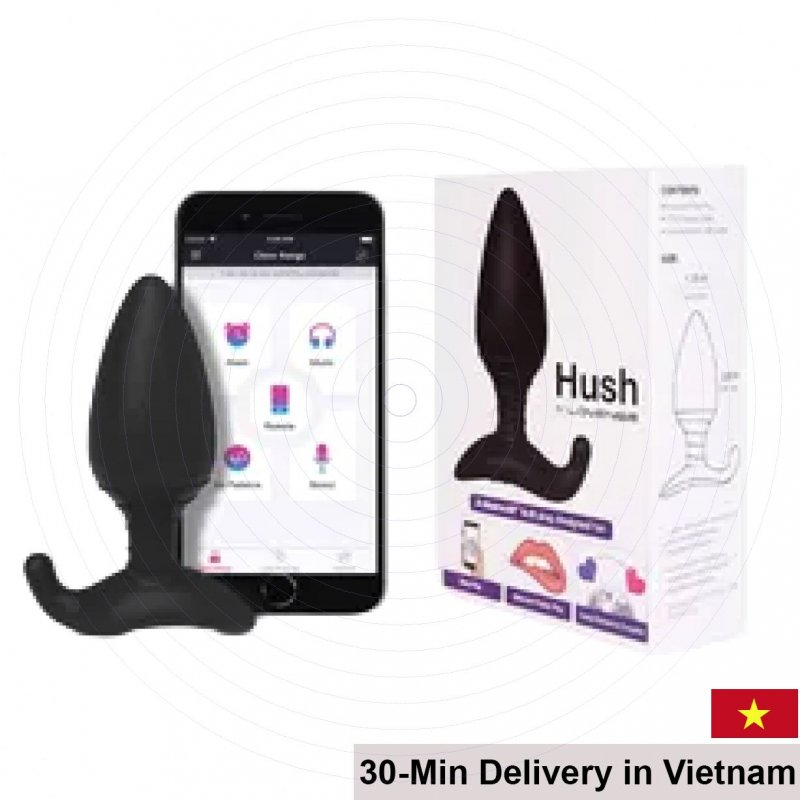 Lovense Hush App Wireless Silicone Anal Vibrator 10 Speeds 