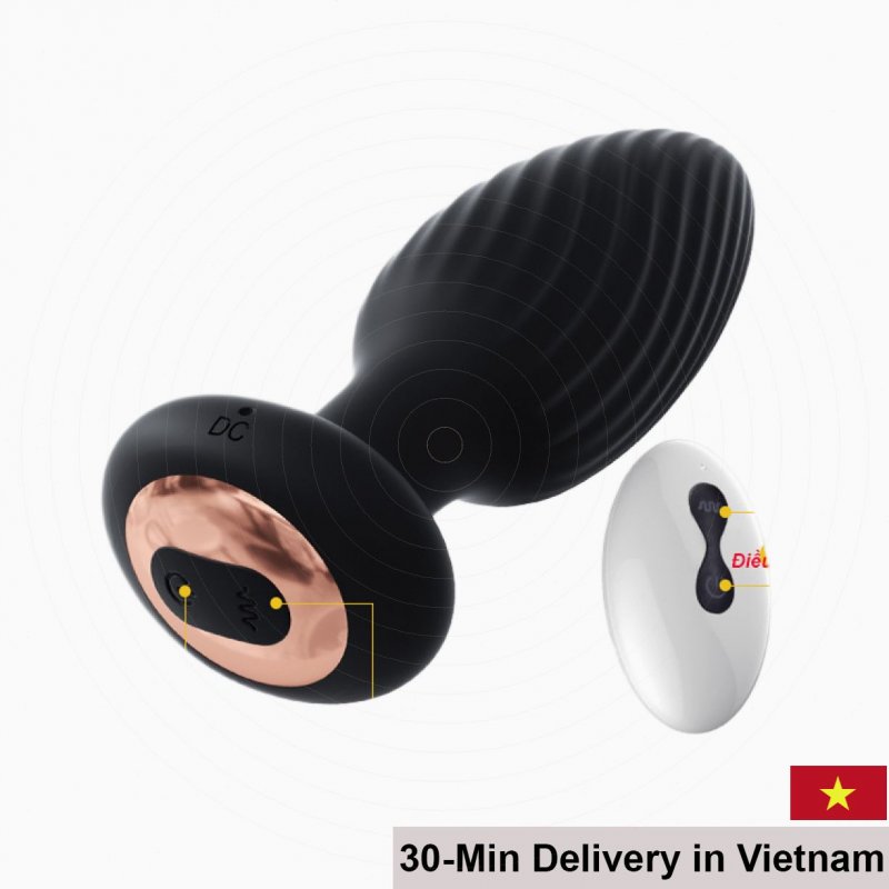 MizzZee Premium Anal Massager Vibrate Shake Safe Silicone 