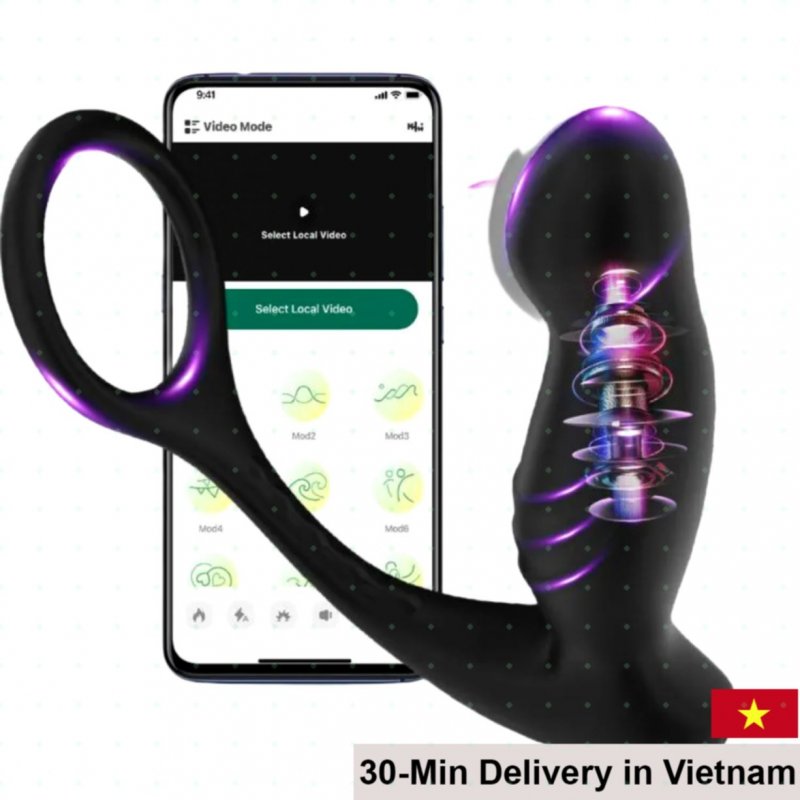 Lisa Prostate Finger Stimulator Powerful Remote Control 