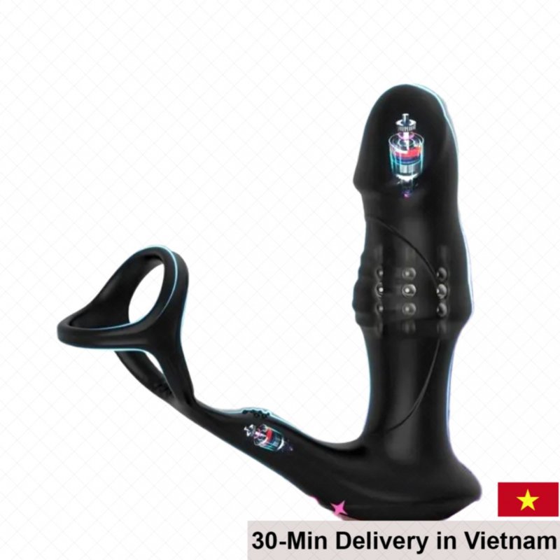 Ancus Prostate Stimulator Shaking Rotating Vibrating Toy 