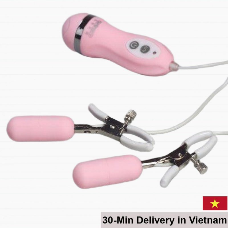 OMY SKY Nipple Clamps Electric Vibrating Stimulator 