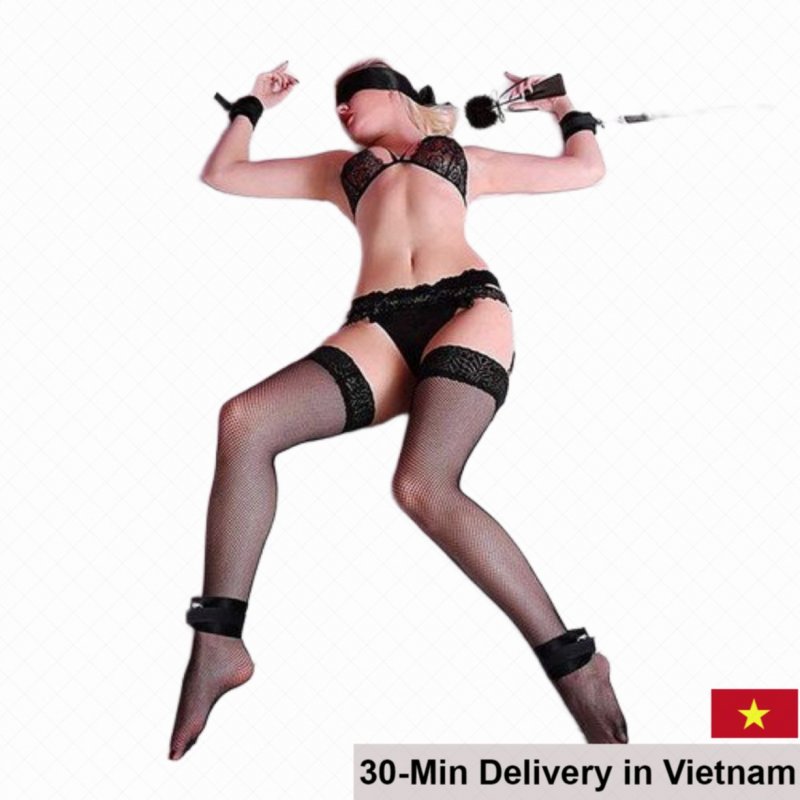 Lovetoy Struggle BDSM Soft Fabric Hand & Leg Restraints 