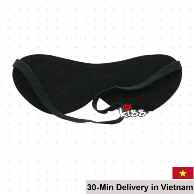 Perfect Lover Black Premium Leather Blindfold BDSM Play 