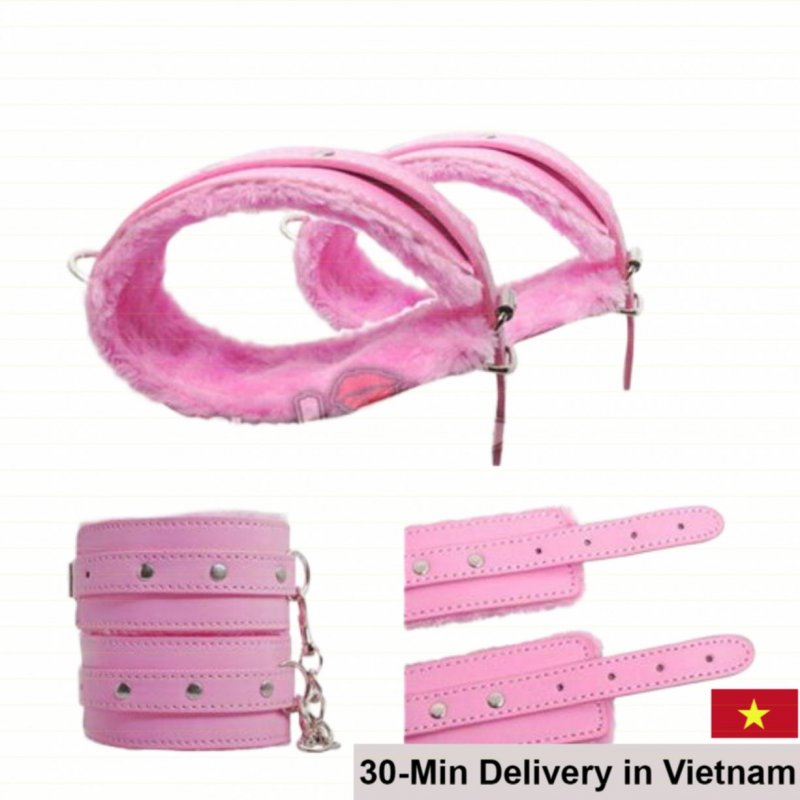 7-Piece Pink BDSM Kit Luxury Erotic Play Accessories 