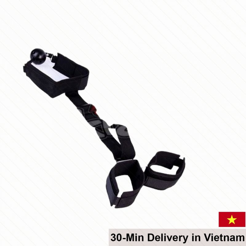 Bondage Ball Gag Leather Strap BDSM Sensation Enhancer 