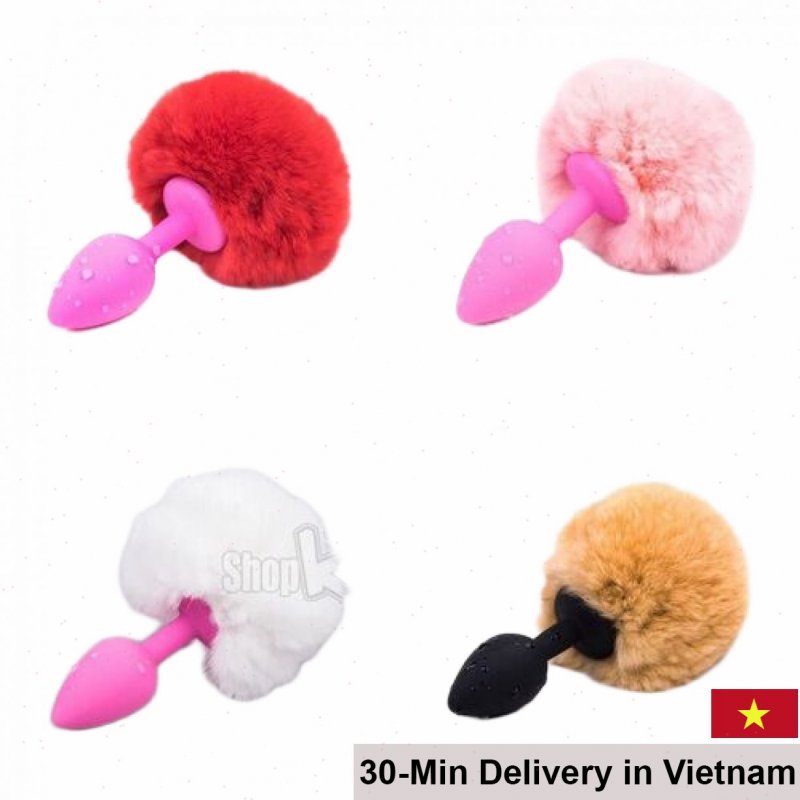 Cute Bunny Tail Anal Plug for Discreet Pleasure 