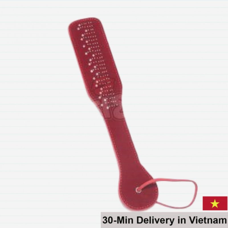 Long Handle Suede Spanking Paddle BDSM Adult Fetish Bondage Tool 