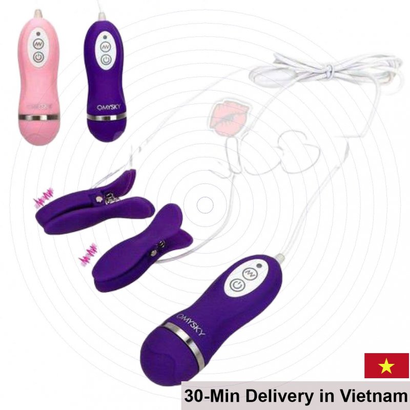 Omysky Breast Clamp Vibrator Nipple Stimulator New Air 