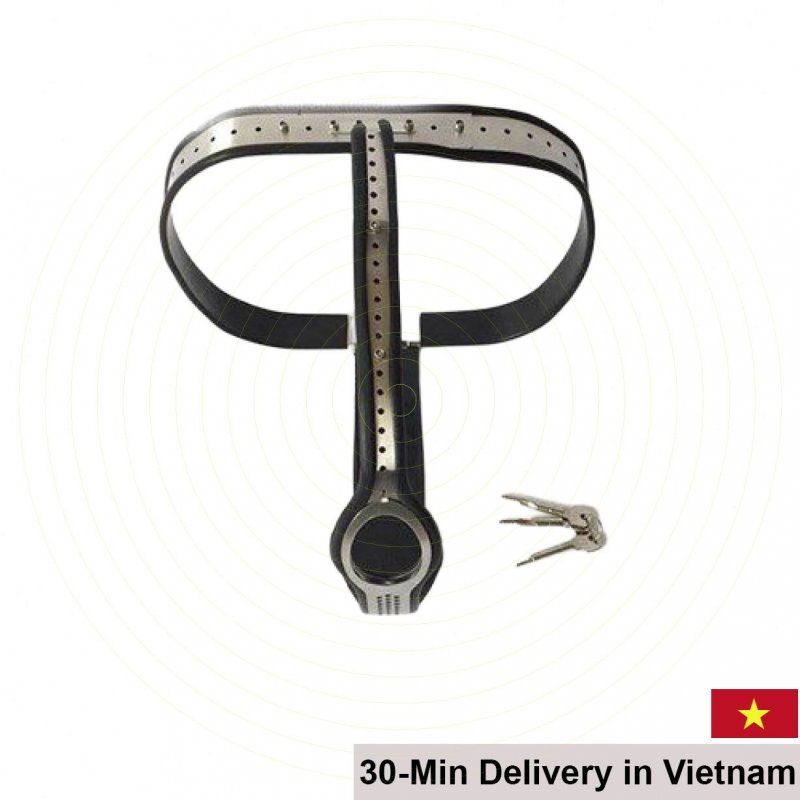 Stainless Steel T-Shaped Female Chastity Panties Adjustable Size 