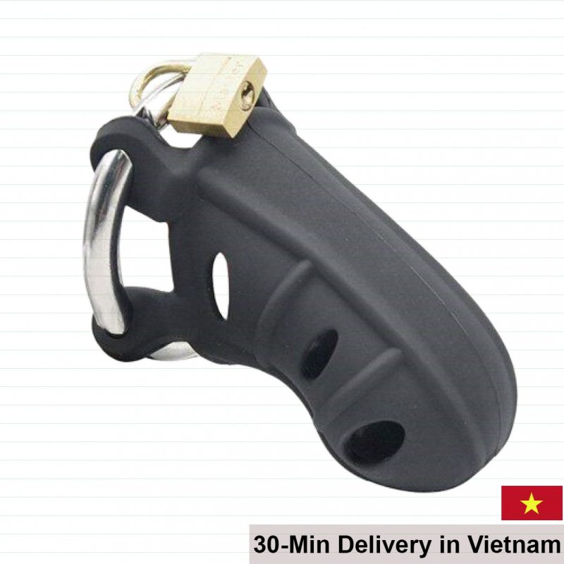 Soft Silicone Male Chastity Cage BDSM Adult Toy 