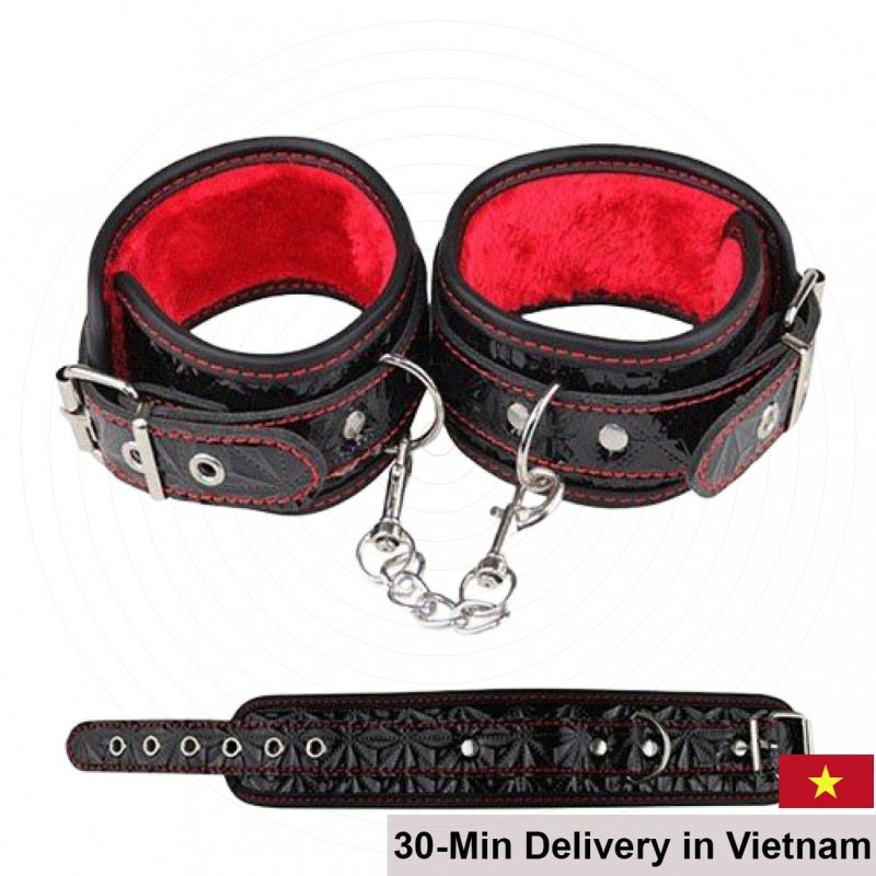 10 Pcs Leather BDSM Toy Set Couples Bondage 