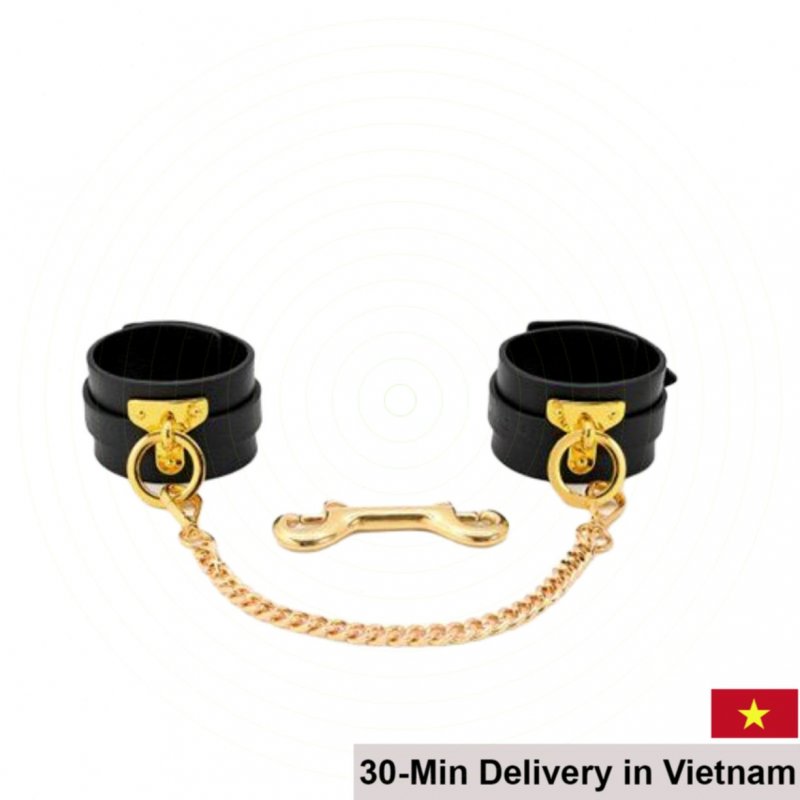 Luxury Leather BDSM Dominance Restraint Kit 