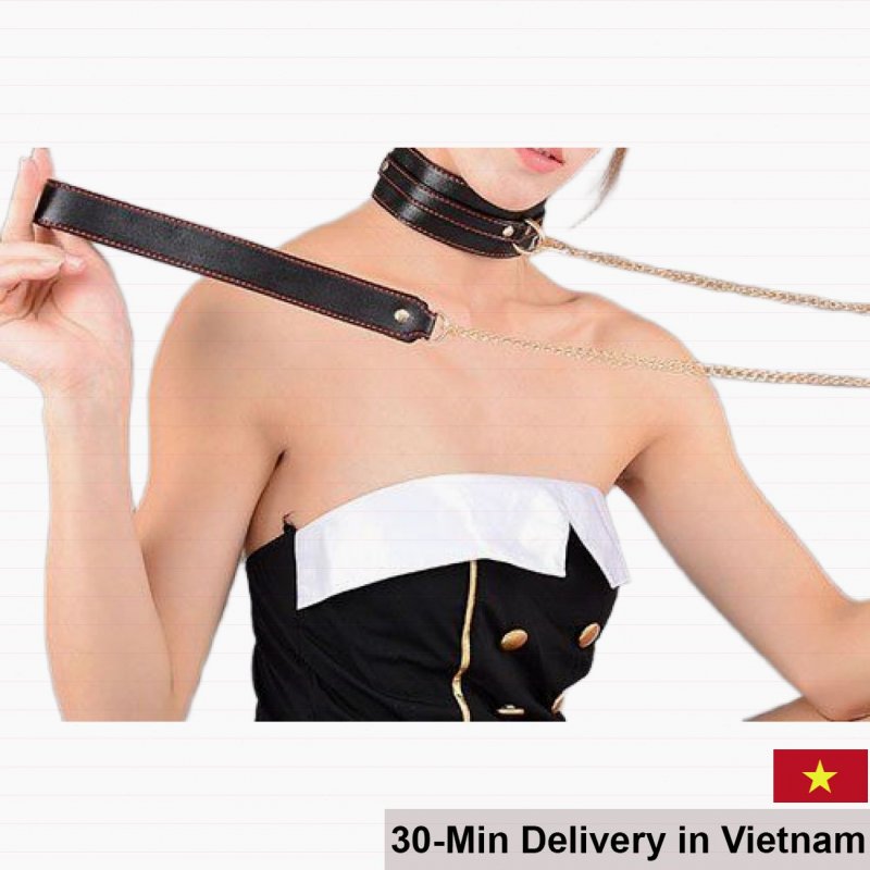 Red Black Premium PU Leather Fetish BDSM Restraint Kit Bondage 