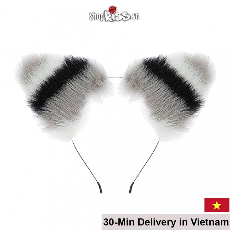 3-Piece BDSM Cosplay Fox Seductive Play Set Leather Bondage 