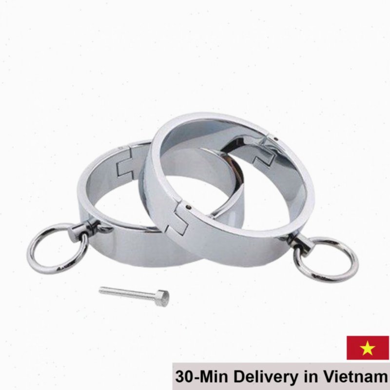 Durable Metal BDSM Handcuffs for Intense Bondage Play 