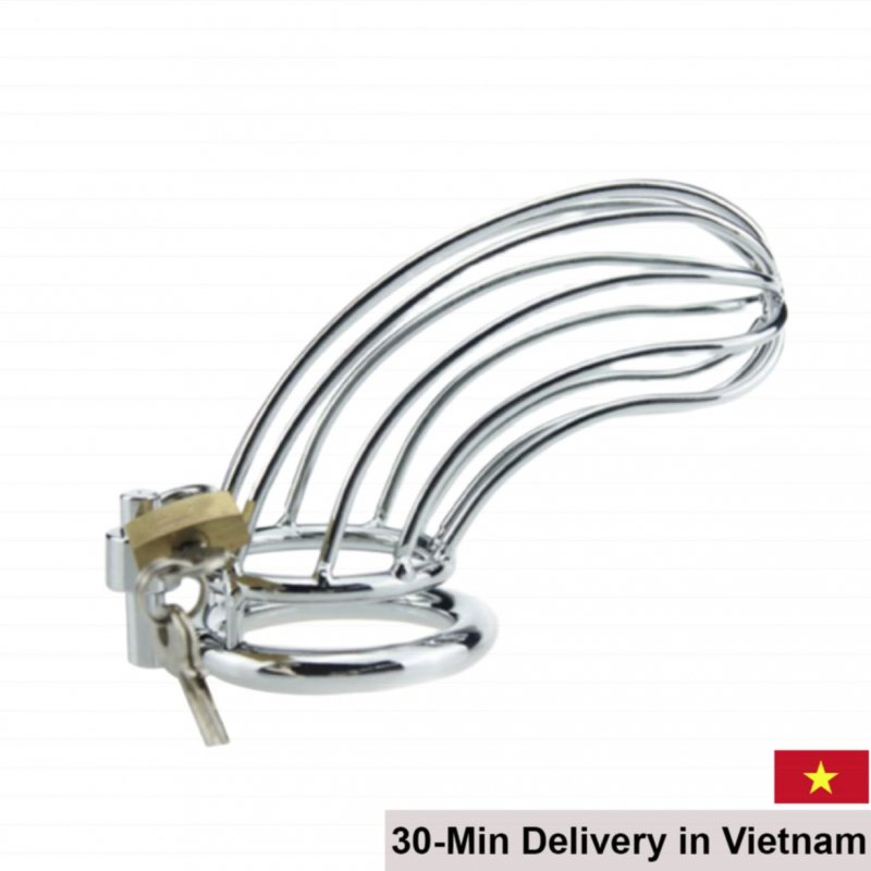 Va2 Premium Stainless Steel Male Chastity Device 