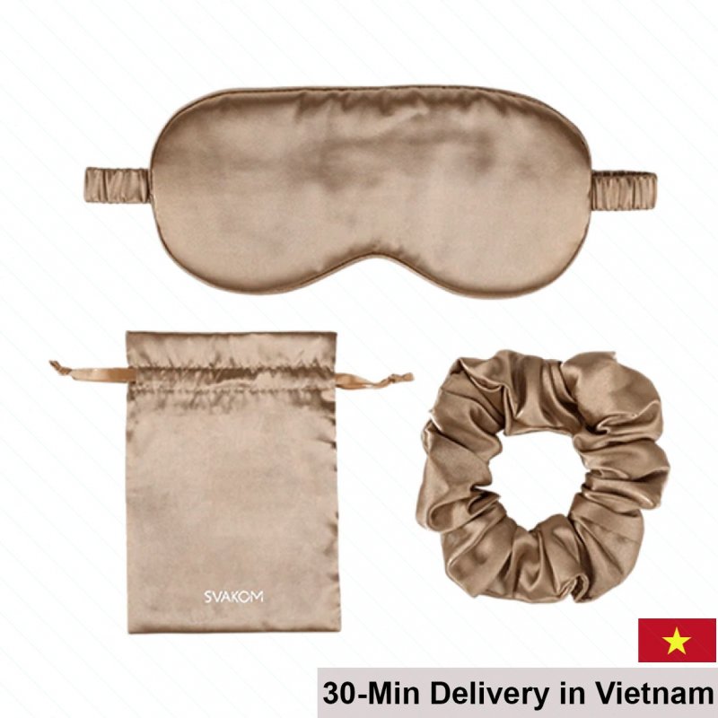 SVAKOM Self Love Kit Satin Sleep Mask Hair Tie Set 