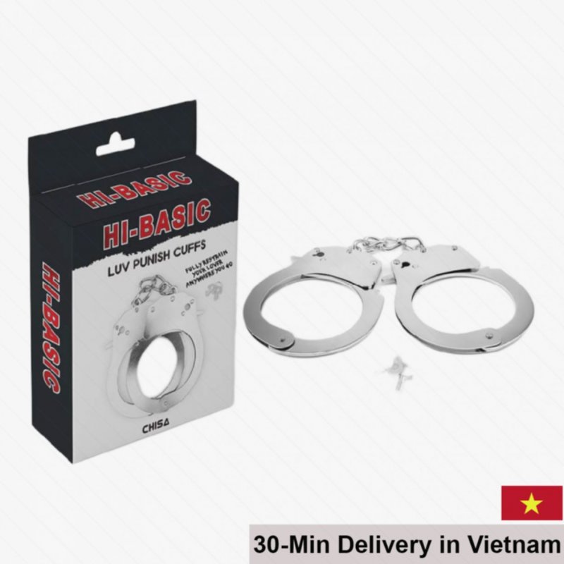Chisa Hi Basic Luv Punish BDSM Metal Handcuffs Set 