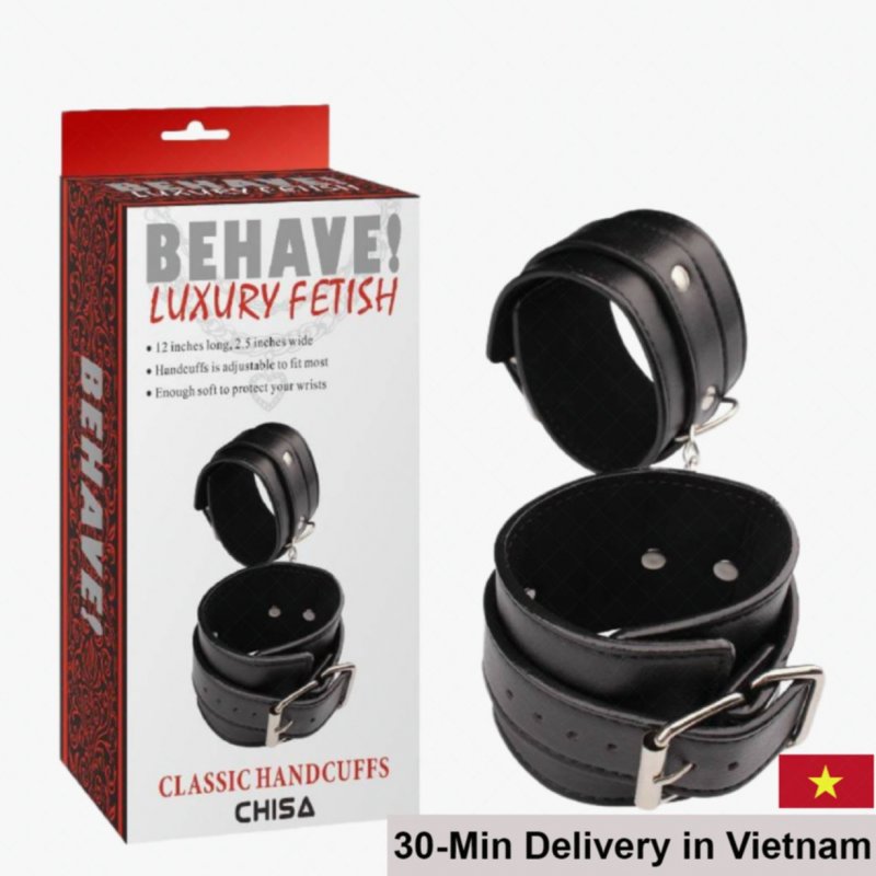 Chisa Behave Premium Adjustable Luxury Fetish Handcuffs 