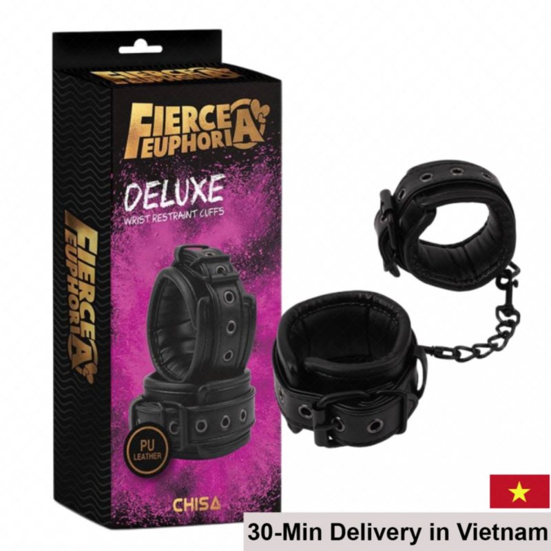 Chisa Fierce Deluxe Wrist Restraint Cuffs Premium BDSM Kit 