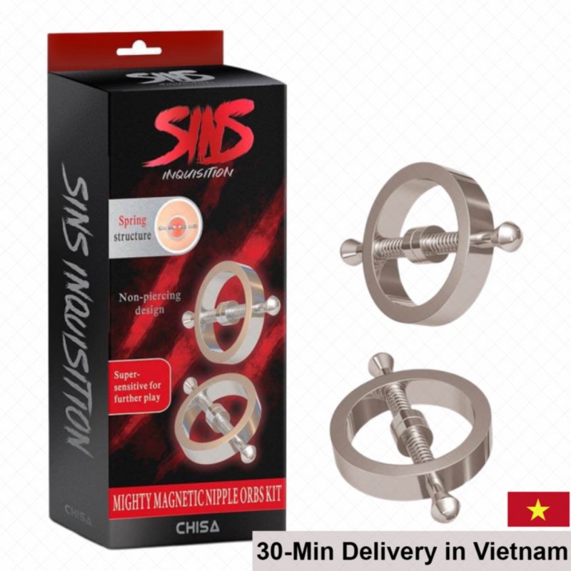 Chisa Sins Metal Adjustable Nipple Clamps BDSM Accessory 