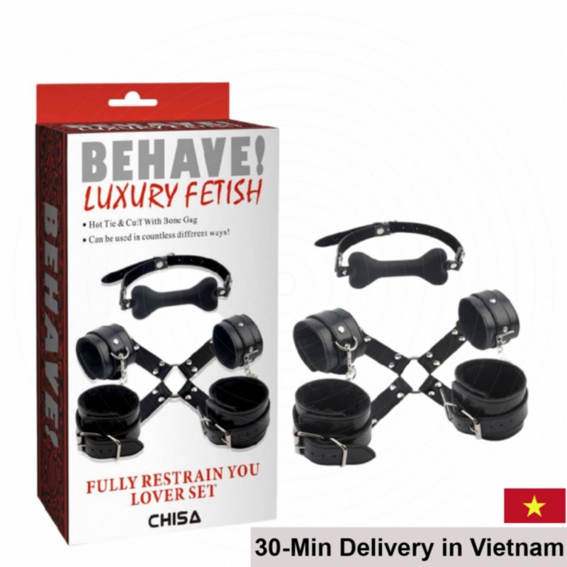 Chisa Behave Luxury BDSM Restraint Set Fetish Adult Play Kit 