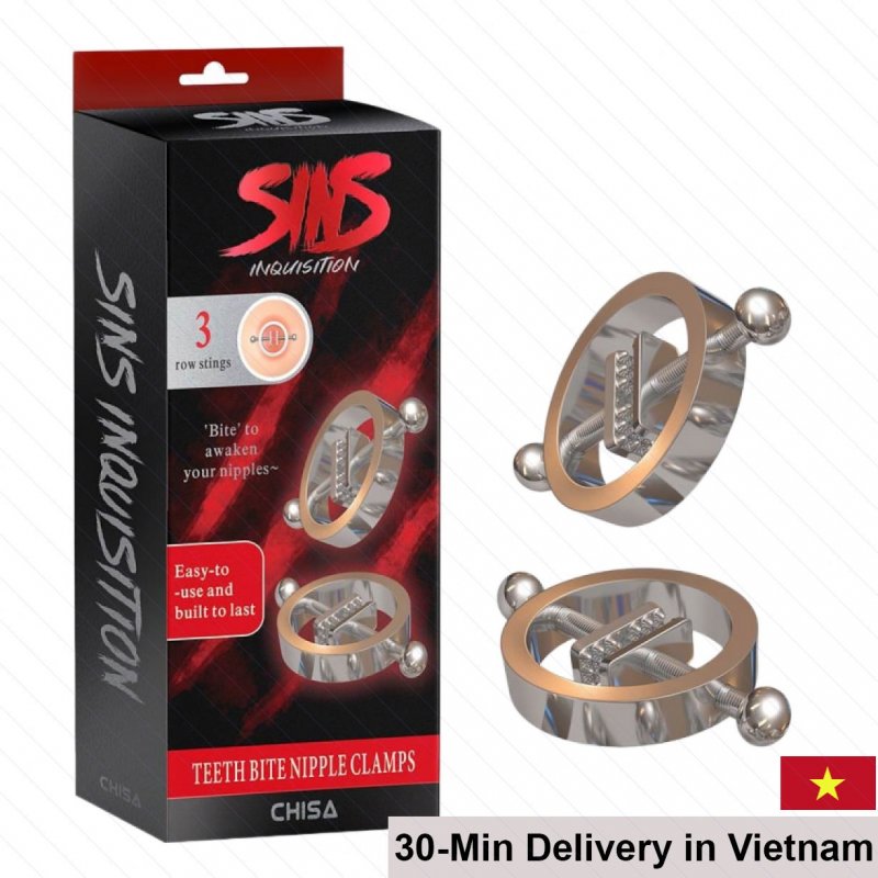 Chisa Sins Inquisition Teeth Bite Stimulating Nipple Clamps 