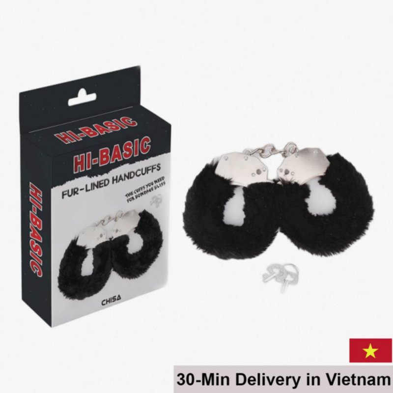 Chisa Fur-Lined Handcuffs BDSM Restraints Play 